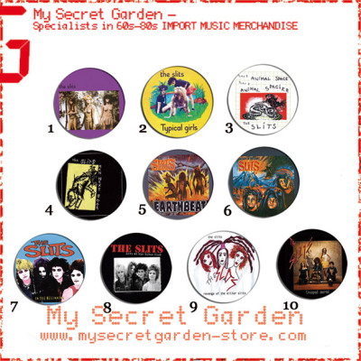 The Slits - Cut , Typical Girls Album Pinback Button Badge Set ( or Hair Ties / 4.4 cm Badge / Magnet / Keychain Set )